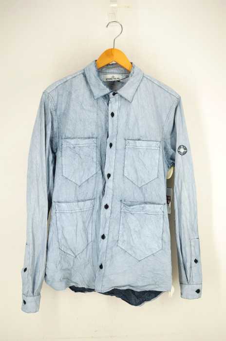 STONE ISLAND (ストーンアイランド) 4ポケット ボタンシャツ メンズ トップス