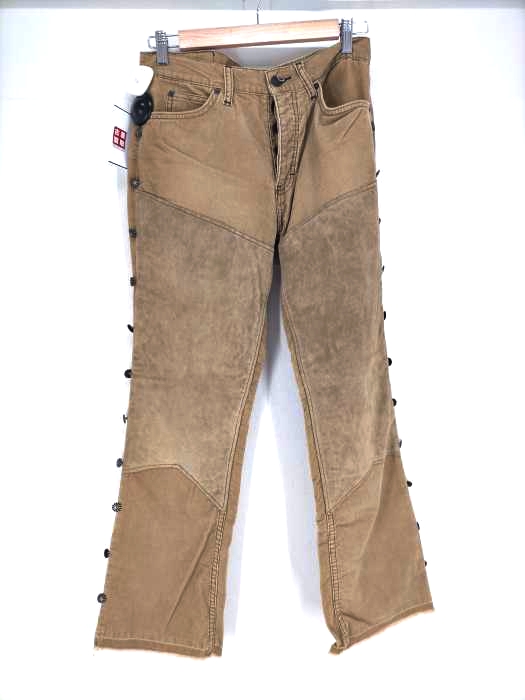 RRL RALPH LAUREN（ダブルアールエル ラルフローレン） 装飾スエード切替コーデュロイパンツ メンズ パンツ