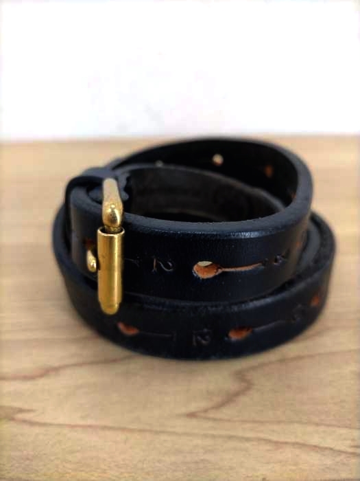 JABEZ CLIFF（ジャベツクリフ） レザーナローベルト メンズ ファッション雑貨