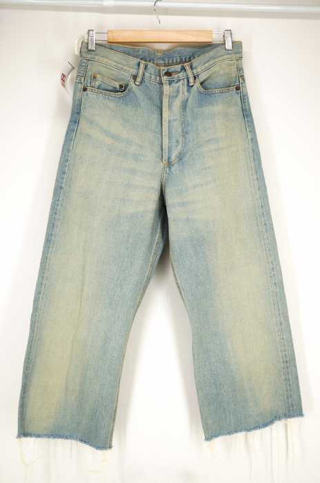 USED (ブランド不明) スタッズ付きカットオフ メンズ パンツ