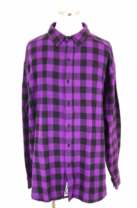 LEGENDA （レジェンダ） OVER SIZED BLOCK CHECK シャツ メンズ トップス