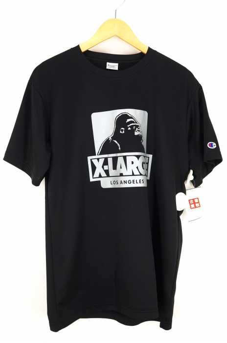 X-LARGE × Champion（エクストララージ チャンピオン） ロゴプリントTシャツ メンズ トップス