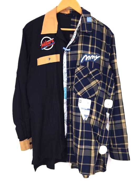 Maison MIHARA YASUHIRO（メゾンミハラヤスヒロ） mix pattern long sleeve shirts メンズ トップス