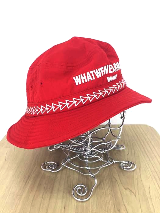 WHATWEWEARMATTERS（ホワットウィーウェアーマッターズ） ロゴ バケットハット メンズ 帽子