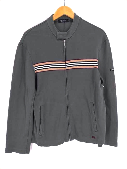 BURBERRY BLACK LABEL（バーバリーブラックレーベル） スタンドカラージップアップパーカー メンズ トップス