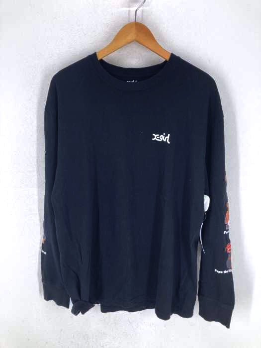 X-girl(エックスガール) PRINTED SLEEVE L/S TEE レディース トップス