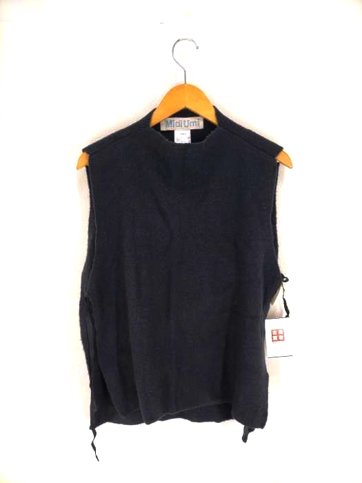 MidiUmi（ミディウミ） bottle neck side knot vest レディース トップス