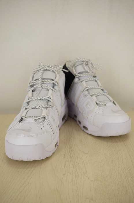 NIKE (ナイキ) AIR MORE UPTEMPO WHITE ON WHITE メンズ シューズ
