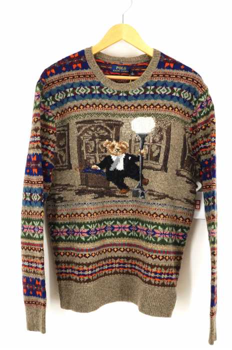 Polo by RALPH LAUREN (ポロバイラルフローレン) アイコニック ベア アイル セーター メンズ トップス