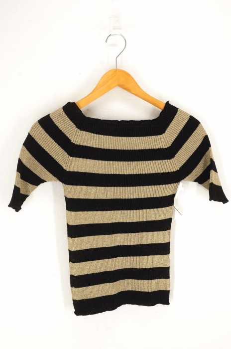 AULA（アウラ） LAME RIB KNIT レディース トップス