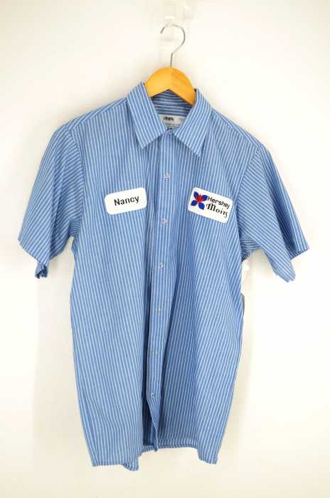 CINTAS （ シンタス） ストライプワークシャツ メンズ トップス