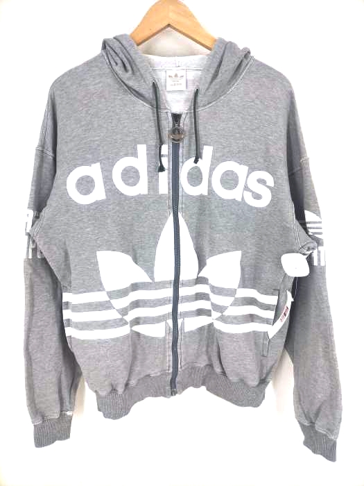 adidas Originals(アディダスオリジナルス) ロゴプリント ジップアップパーカー メンズ トップス