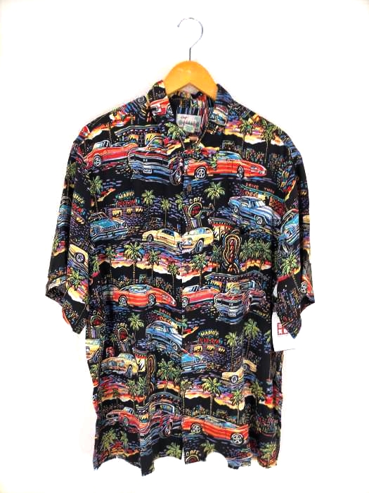 Reyn Spooner（レインスプーナー） 車 花柄アロハシャツ メンズ