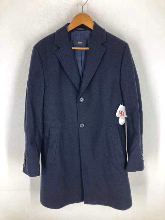HUGO BOSS(ヒューゴボス) ナイロン混 ウールチェスターコート メンズ アウター