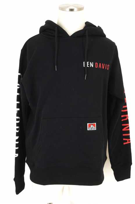 BEN DAVIS (ベンデイビス) SLEEVES LOGO PT HOODIE メンズ トップス
