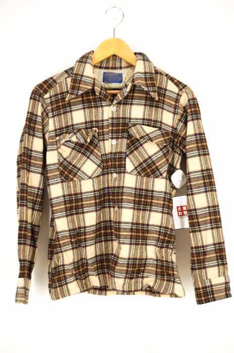 PENDLETON（ペンドルトン） 70~80年代 チェック柄ウールシャツ メンズ トップス