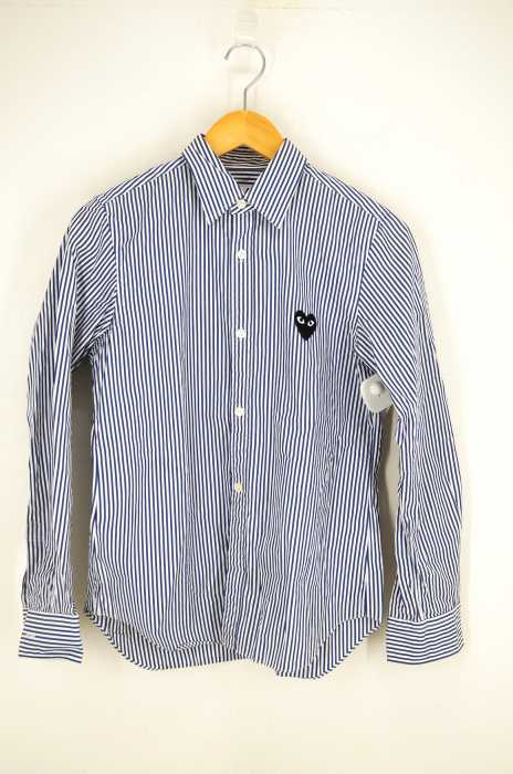 PLAY COMME des GARCONS （プレイコムデギャルソン） ストライプシャツ レディース トップス