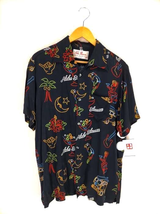 Aloha Blossom（アロハブロッサム） NEON ALOHA SHIRT メンズ トップス