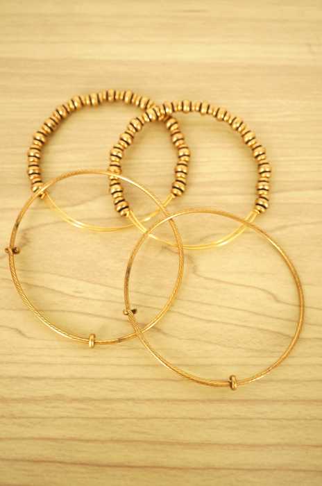 ALEX AND ANI (アレックスアンドアニ) 4連 レディース アクセサリー