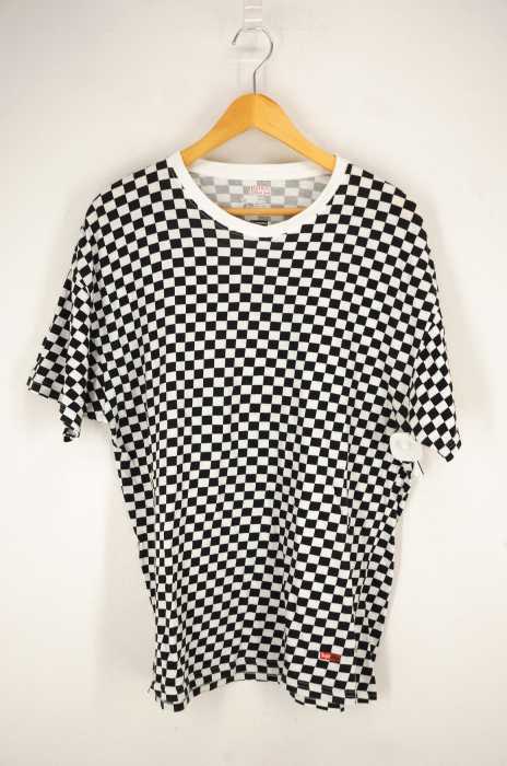 Supreme×Hanes（シュプリーム ヘインズ） Checker Tagless Tee チェッカーフラッグ クルーネックTシャツ メンズ トップス