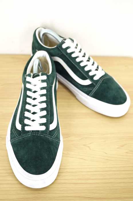 VANS （バンズ ） SCOTCHGARD OLD SKOOL PIG SUEDE DARKEST SPRUCE メンズ シューズ