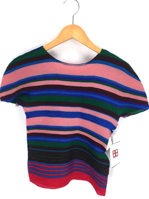 me ISSEY MIYAKE（ミー イッセイミヤケ） 半袖プリーツカットソー レディース トップス