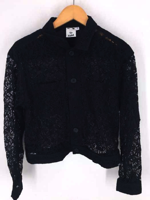 X-girl（エックスガール） LACE SHIRT JACKET レディース トップス