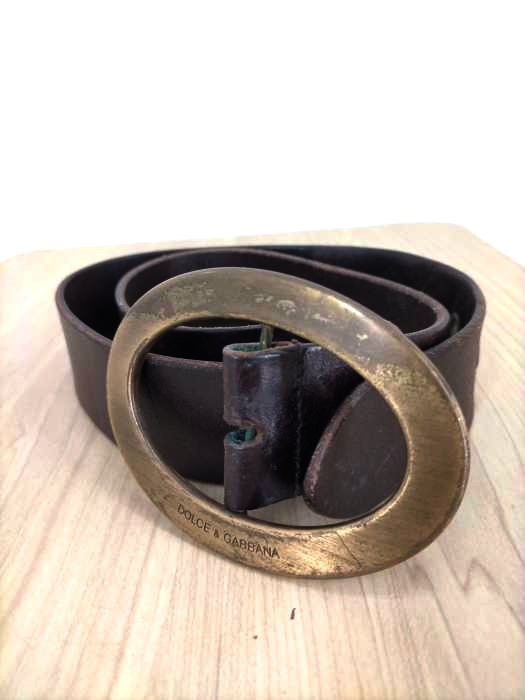 DOLCE&GABBANA（ドルチェアンドガッバーナ） レザーベルト メンズ ファッション雑貨