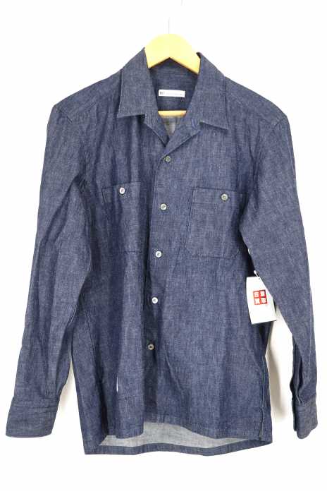BkT BY Brooklyn Tailors (ビーケーティーバイブルックリンテーラーズ) デニムオープンカラーシャツ メンズ トップス
