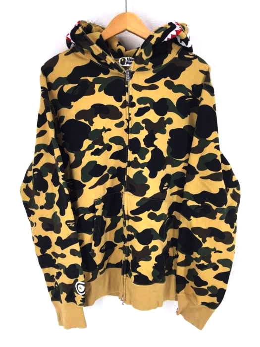 A BATHING APE(アベイシングエイプ) シャークジップアップパーカー メンズ トップス