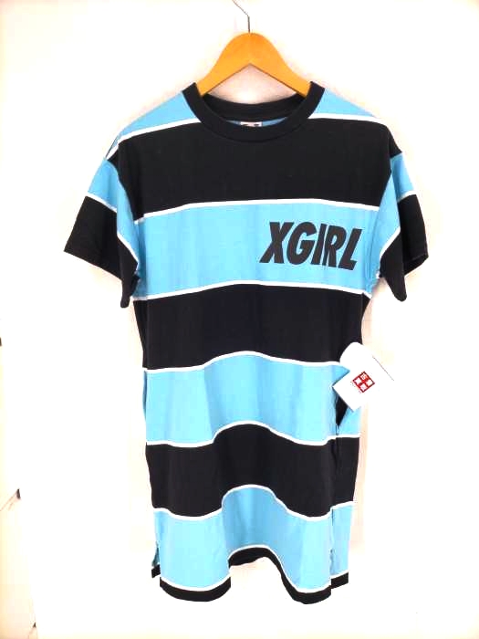 X-girl（エックスガール） S/striped T Dress レディース ワンピース