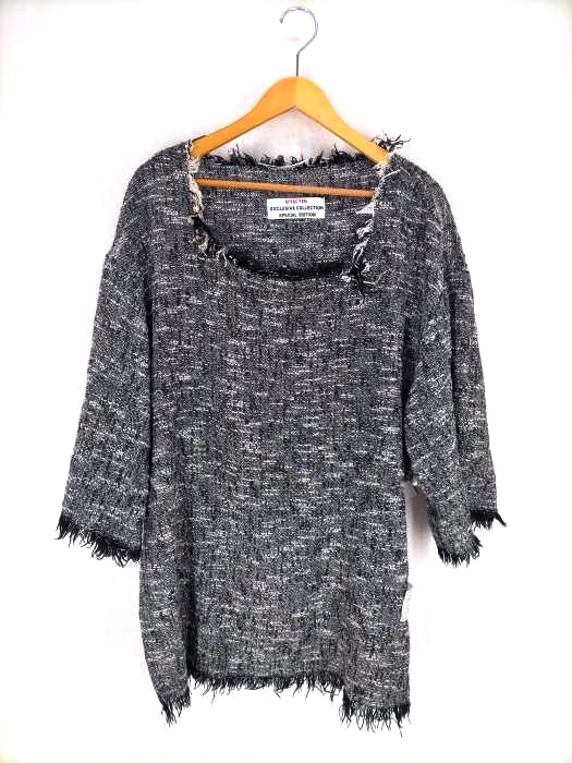 EFFECTEN（エフェクテン） 切りっぱなしクルーネックTシャツ メンズ トップス