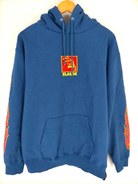 XLARGE（エクストララージ） FIRE LOGO PULLOVER HOODED SWEAT メンズ トップス