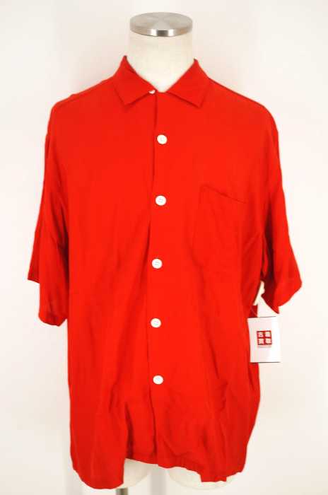 COMME des GARCONS HOMME （コムデギャルソンオム） AD1998 半袖レーヨンボタンシャツ メンズ トップス