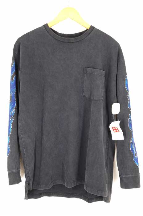 ROYAL PALM （ロイヤルパーム） ファイヤーパターンTシャツ メンズ トップス