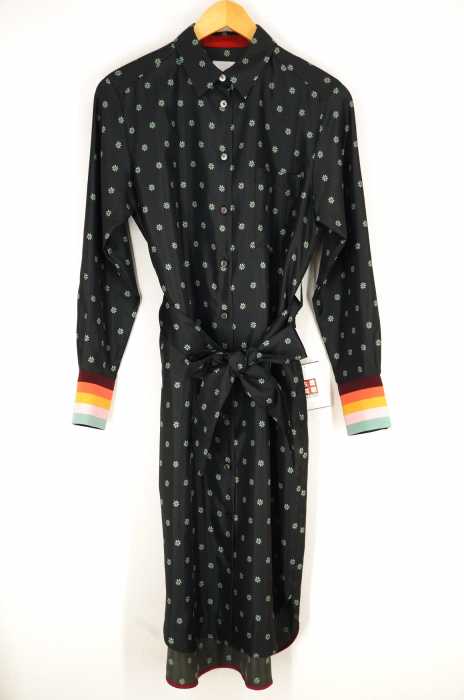 Paul Smith （ポールスミス） サテン総柄マキシシャツワンピース レディース ワンピース