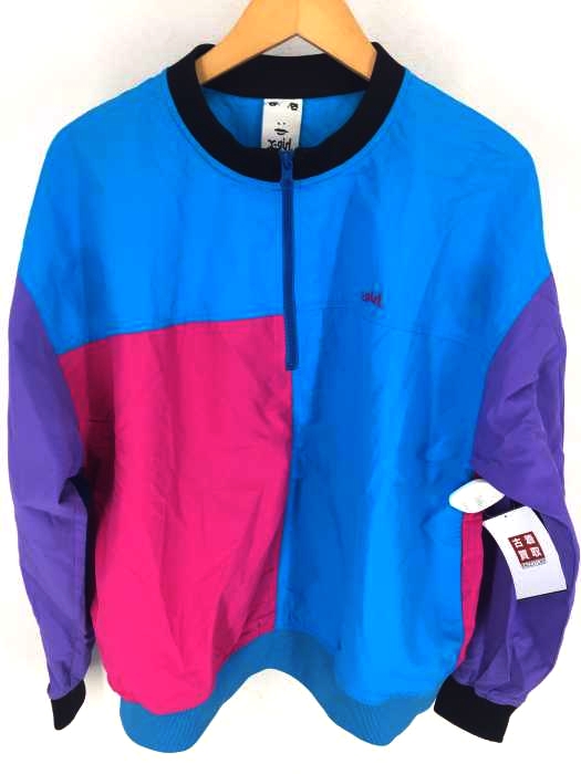 X-girl（エックスガール） HALF ZIP CRAZY COLOR TOP レディース トップス