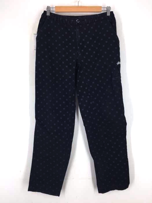Stussy(ステューシー) MADE in hongkong 総柄デニムイージーパンツ メンズ パンツ