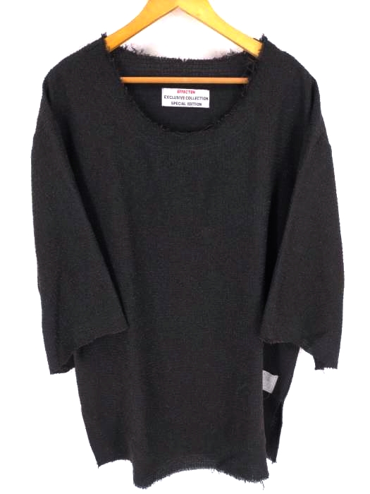 EFFECTEN（エフェクテン） 切りっぱなしクルーネックTシャツ メンズ トップス