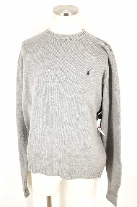 Polo by RALPH LAUREN (ポロバイラルフローレン) クルーネックコットンニットトップス レディース トップス