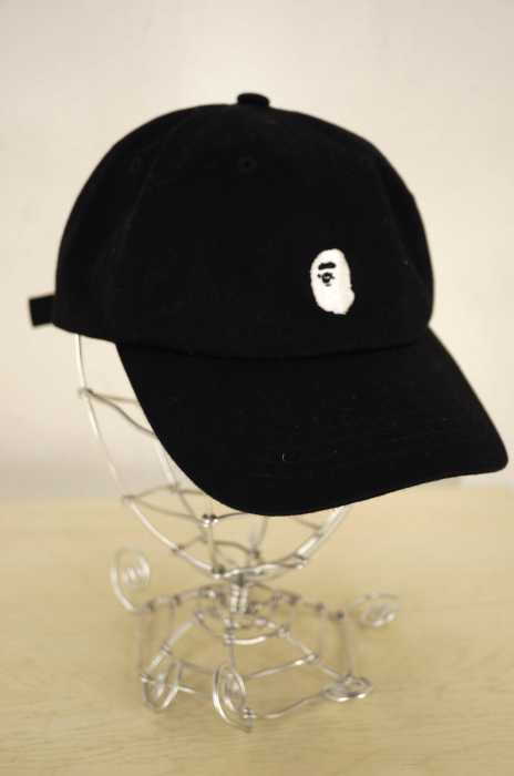A BATHING APE (アベイシングエイプ) ヘッド刺繍キャップ メンズ 帽子