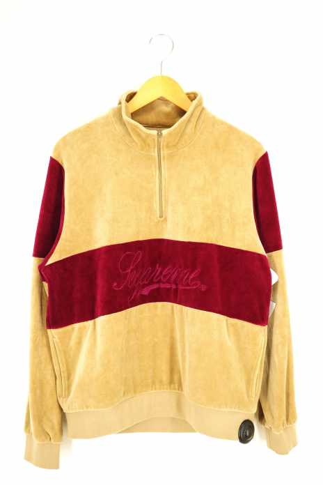 Supreme （シュプリーム） Velour Half Zip Pullover メンズ トップス
