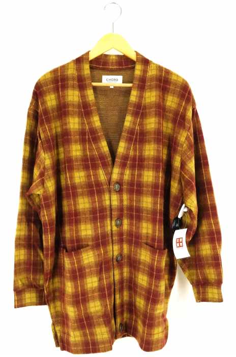 CHORD NUMBER EIGHT (コードナンバーエイト) 19SS CHECK LONG CARDIGAN メンズ トップス