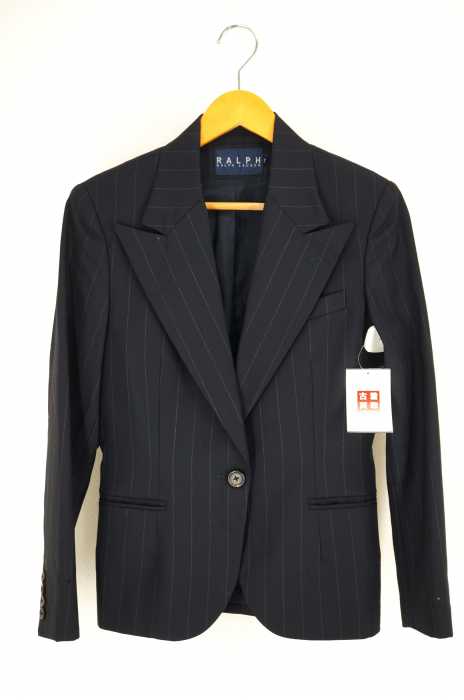 RALPH LAUREN （ラルフローレン） ノッチドラペル ストライプ柄1Bテーラードジャケット メンズ アウター