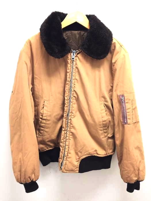 USED古着（ユーズドフルギ） 60-70S SIMOOジップ  ミリタリーボアジャケット メンズ アウター