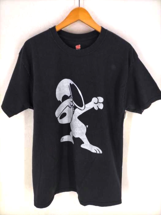 Hanes（ヘインズ） キャラクタープリントクルーネックTシャツ メンズ トップス