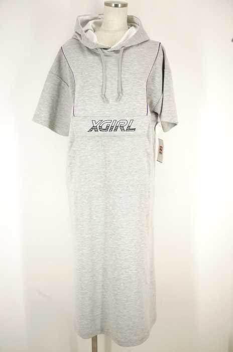 X-girl （エックスガール） PULLOVER HOODED DRESS レディース ワンピース