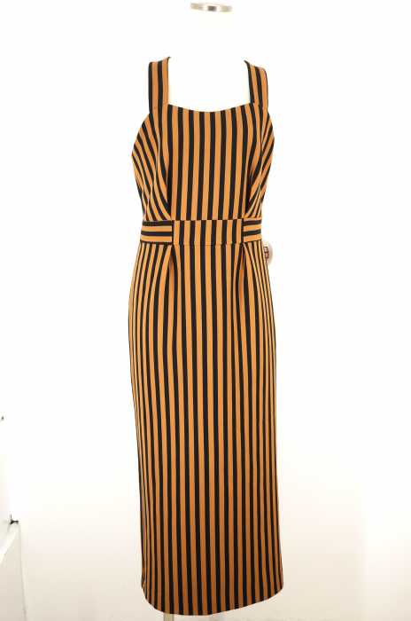 Moussy マウジー ストライプロングドレス レディース ワンピース ブランド古着買取販売バズストア