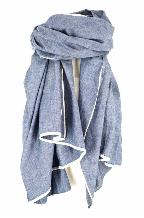 COMME des GARCONS （コムデギャルソン） 大判ストール L.T.INDIGO メンズ ファッション雑貨