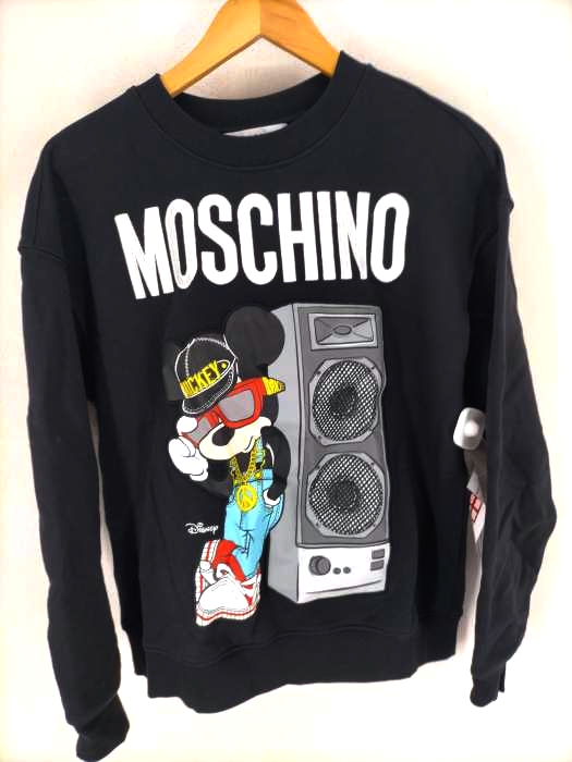 H&MOSCHINO（エイチアンドエムモスキーノ） キャラクターワッペン クルーネックスウェット レディース トップス